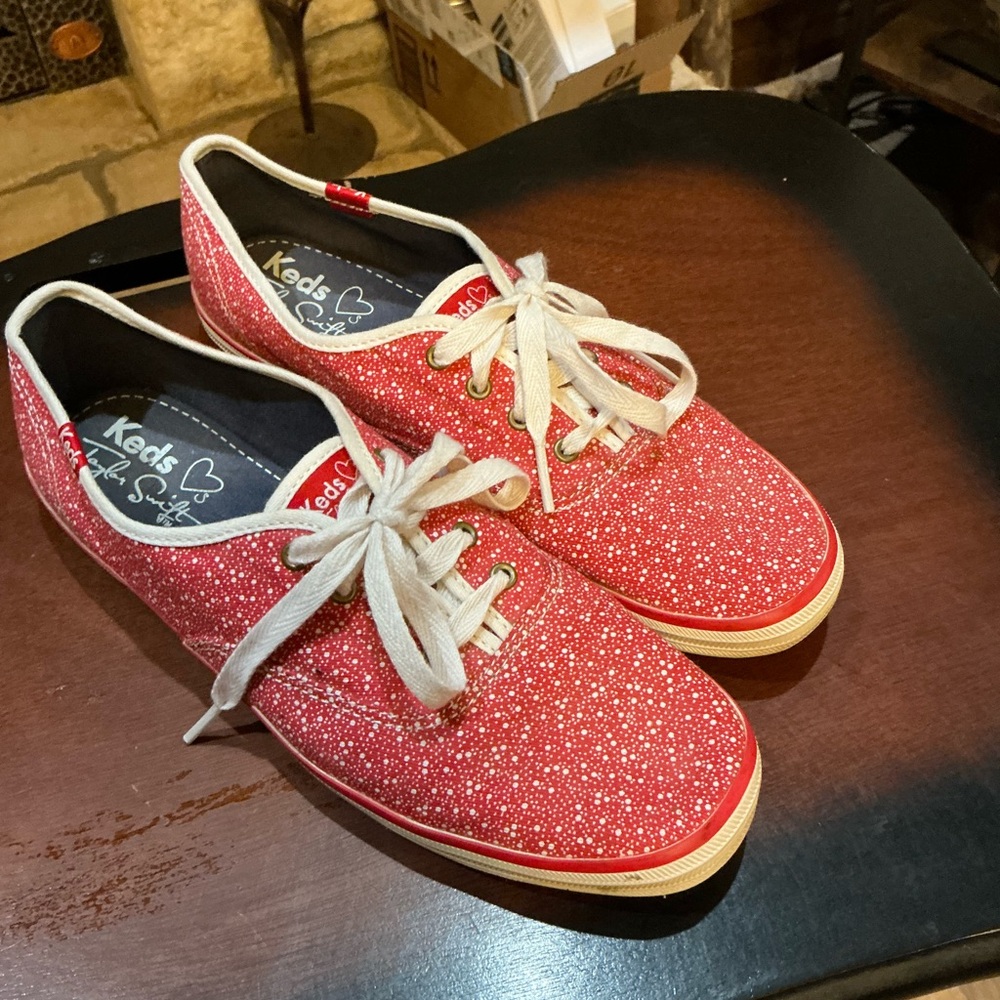 Taylor Swift x Keds Low-Top Sneakers with White Laces size 8